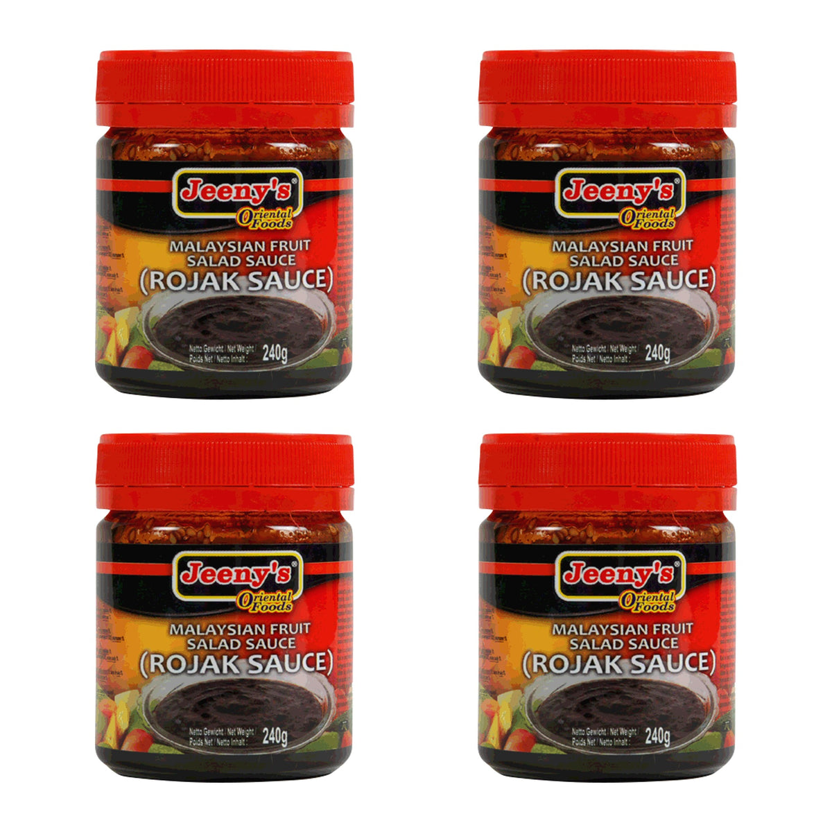 Jeeny's Malaysian Rojak Sauce – 4 Packs