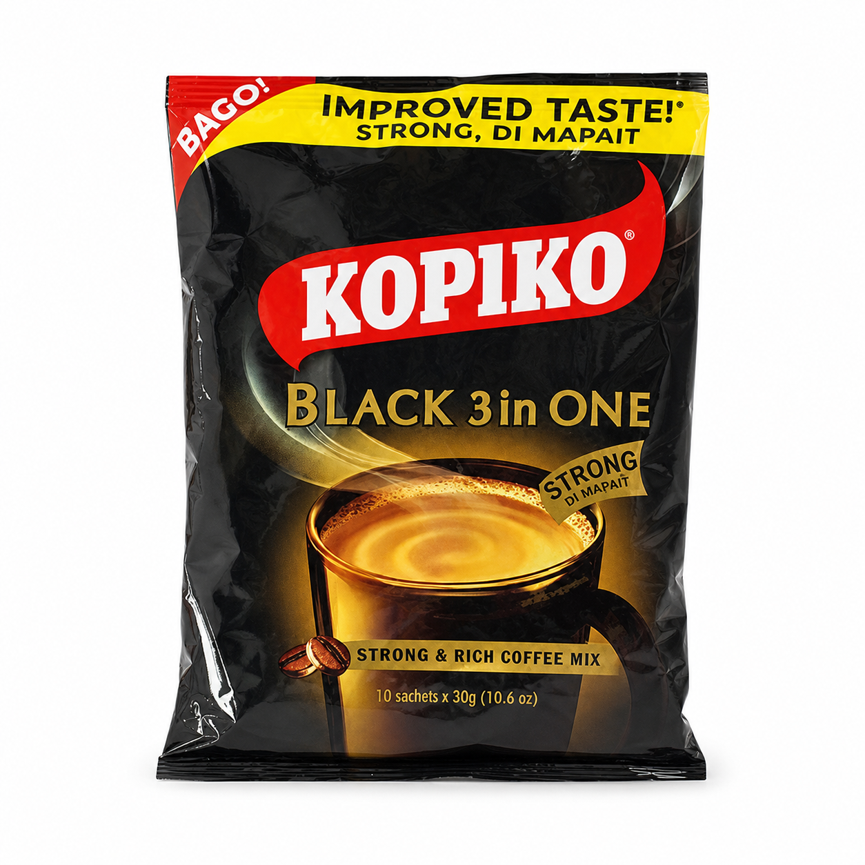 Kopiko Black 3-in-1 Coffee 10 Sachets x 30g