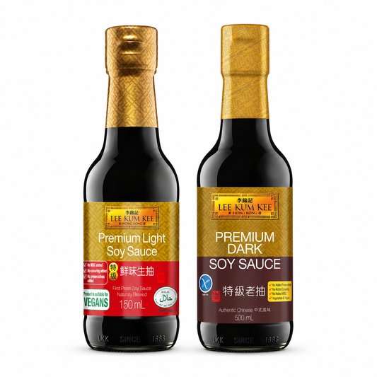 Lee Kum Kee Light and Dark Soy Sauce bundle