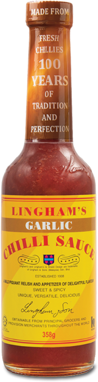 Lingham’s Chilli Sauce 280ml – Garlic