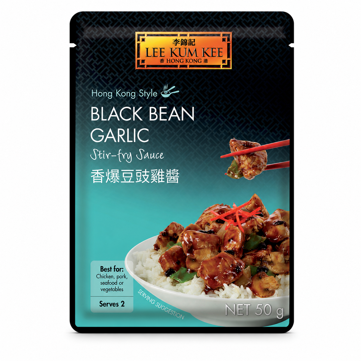 Lee Kum Kee Black Bean Garlic Stir Fry Sauce 50g