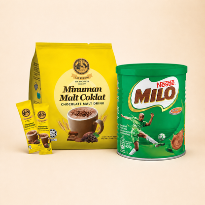 Malaysian Chocolate Malt Duo Bundle with Sin Boon Kee and Nestle Milo 400g