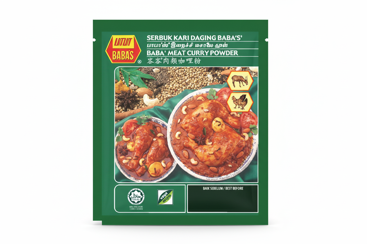 Babas Authentic Meat Curry Powder