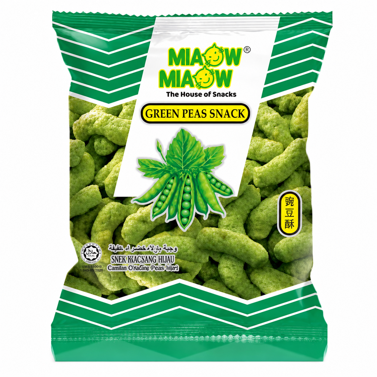 MIAOW MIAOW Green Peas Snack 50g