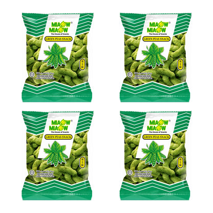 MIAOW MIAOW Snacks 50g – Green Peas – 4 Packs