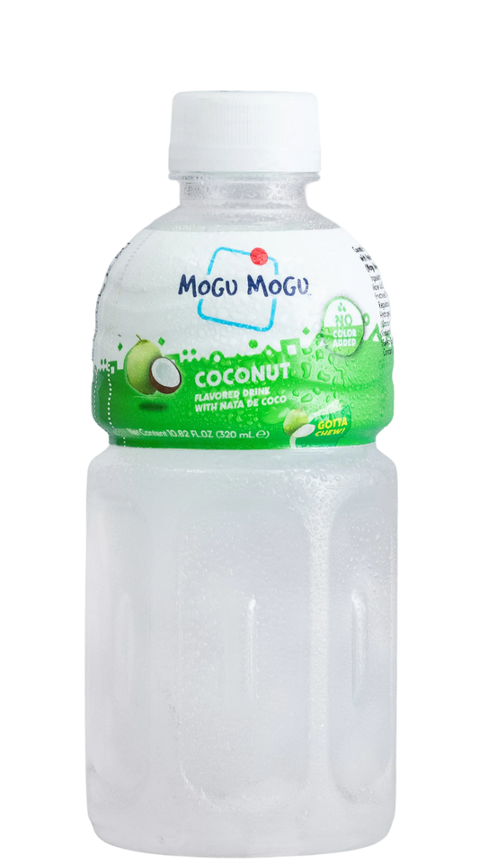 Mogu Mogu Coconut Flavoured Drink with Nata de Coco 320ml single retail unit
