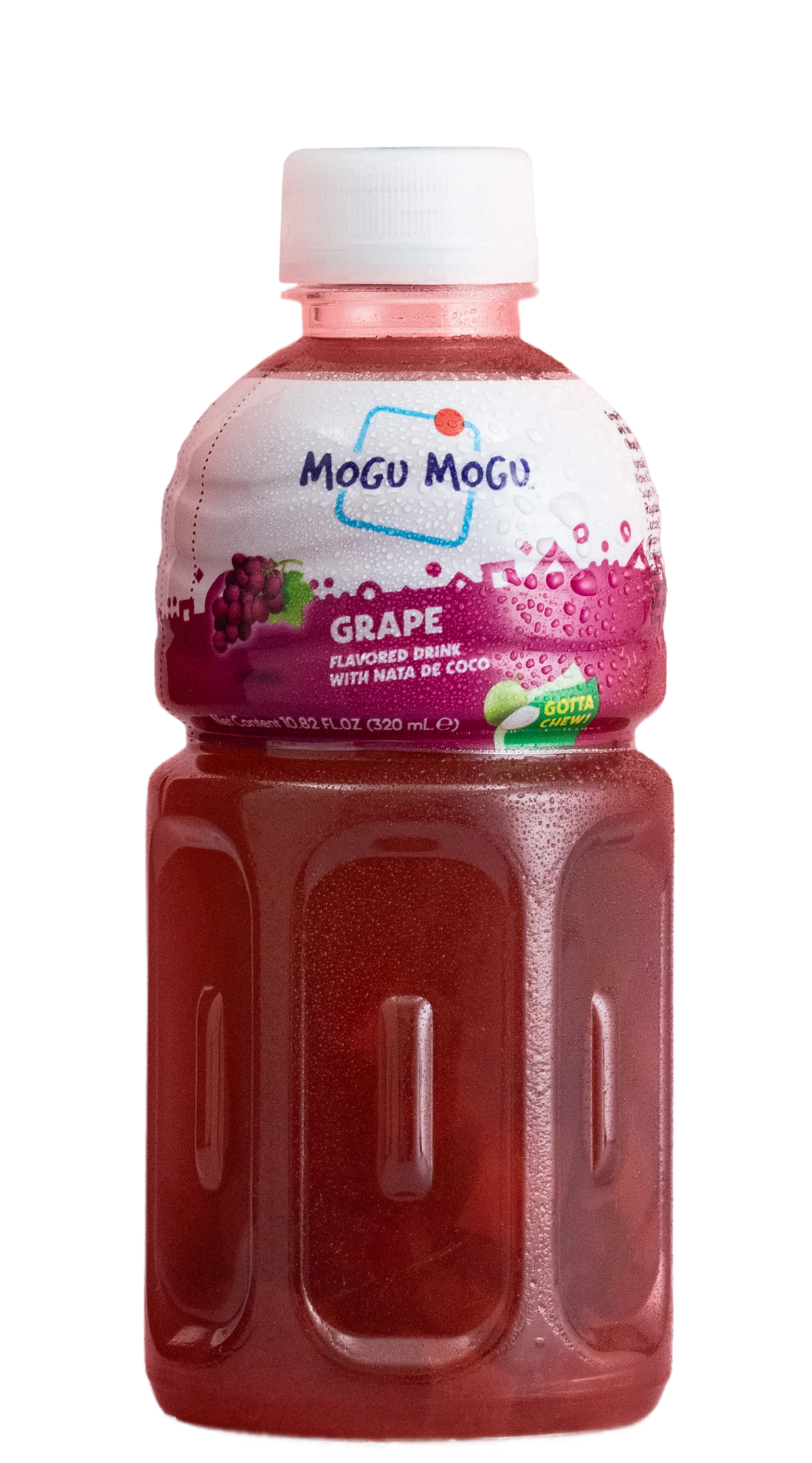Mogu Mogu Grape Flavoured Drink with Nata de Coco 320ml single retail unit