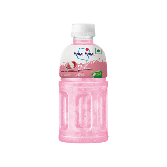 Mogu Mogu Lychee Flavoured Drink with Nata de Coco 320ml single retail unit