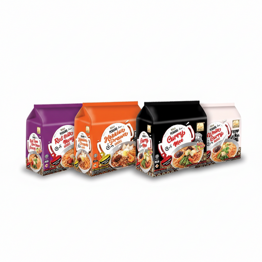 Mykuali Penang Noodles Variety Bundle - 4 Authentic Malaysian Flavours