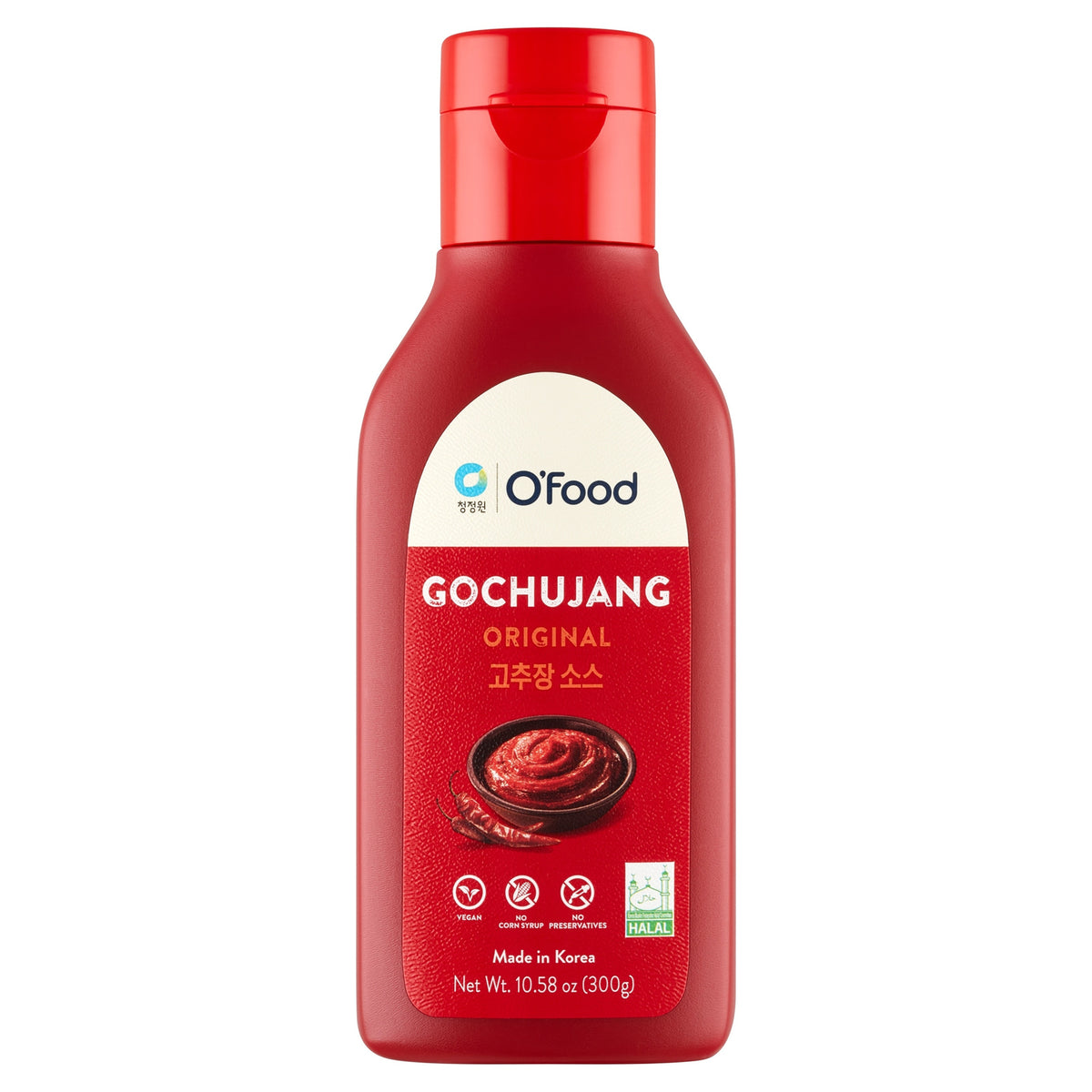 O’Food Gochujang Korean Hot Sauce 300g single retail unit
