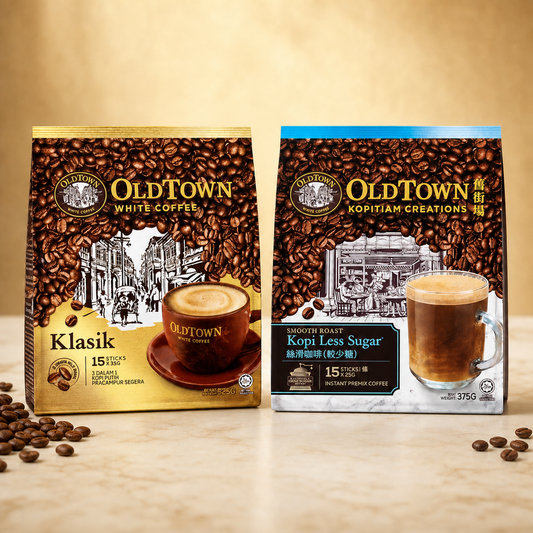 OldTown White Coffee Classic and Smooth Roast bundle