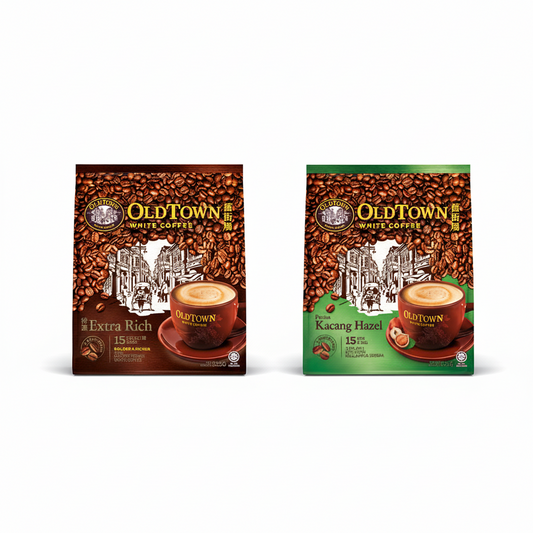 OldTown White Coffee Bundle 2 - Extra Rich & Hazelnut
