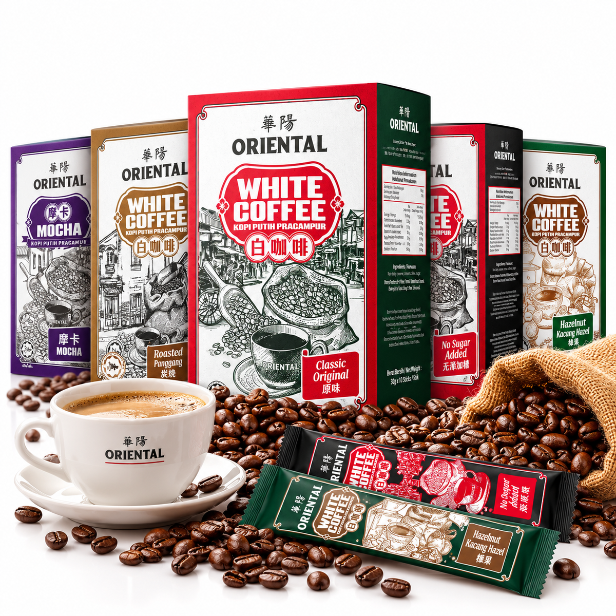 Oriental Kopi Instant Coffee – Group Product Cover