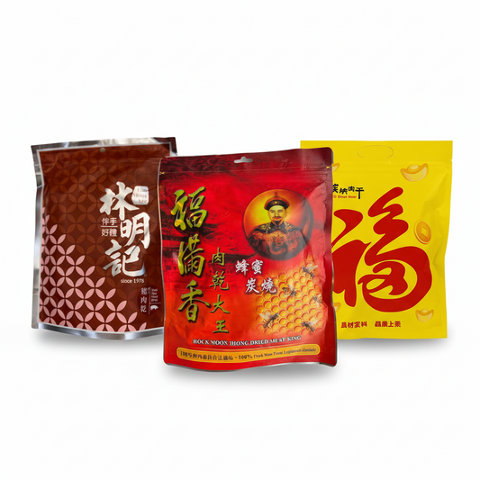 Premium 3 Brands Sliced Bakkwa Bundle