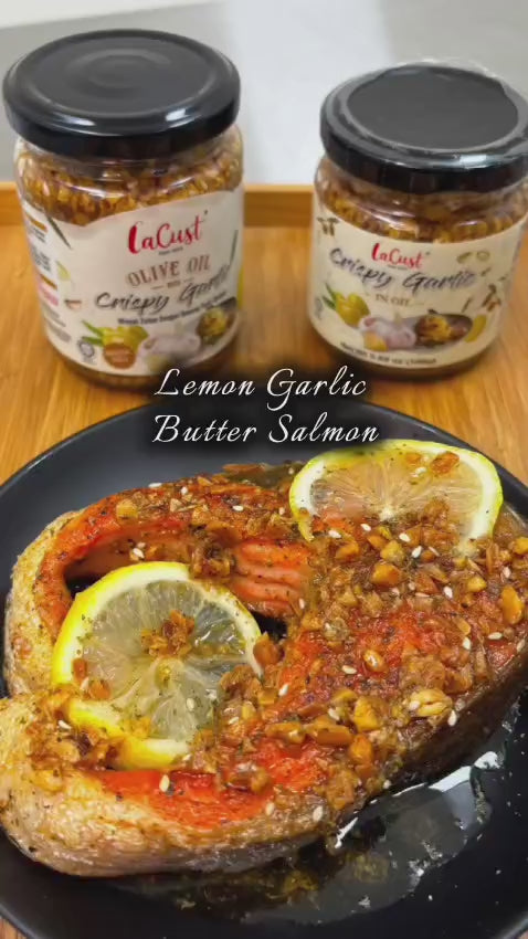 Lacust Crispy Garlic In Pure Olive Oil