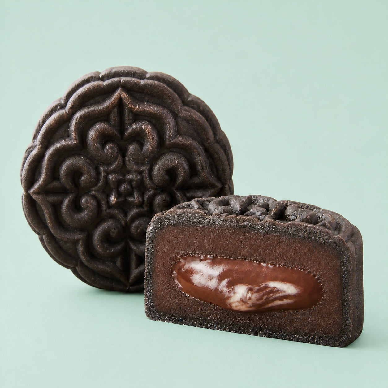 Yi Jia Premium Salted Choc Lava Mooncake from Pasar Mart UK
