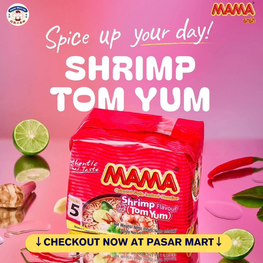 MAMA Shrimp Tom Yum Instant Noodles 5 × 60g