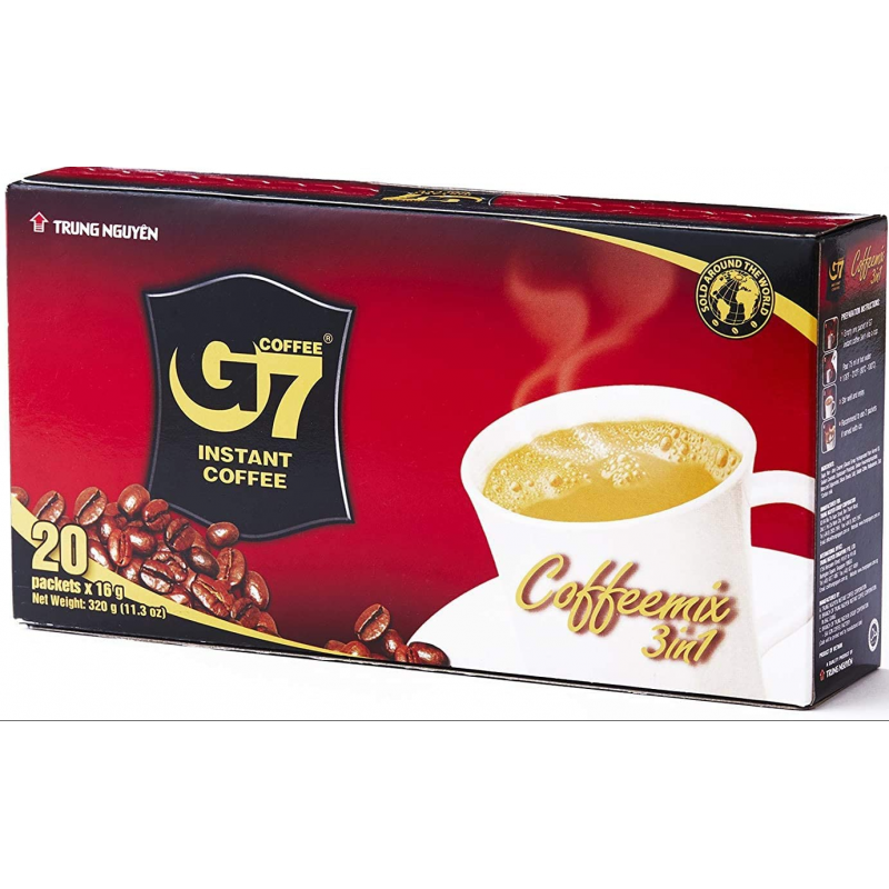 Trung Nguyen G7 3-in-1 Instant Coffee 20 Sachets 320g single retail unit