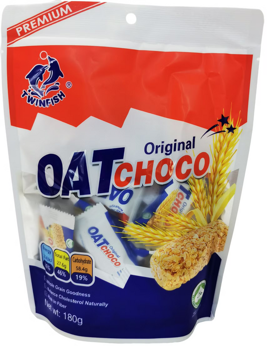 Twinfish Oat Choco Original Flavour 180g