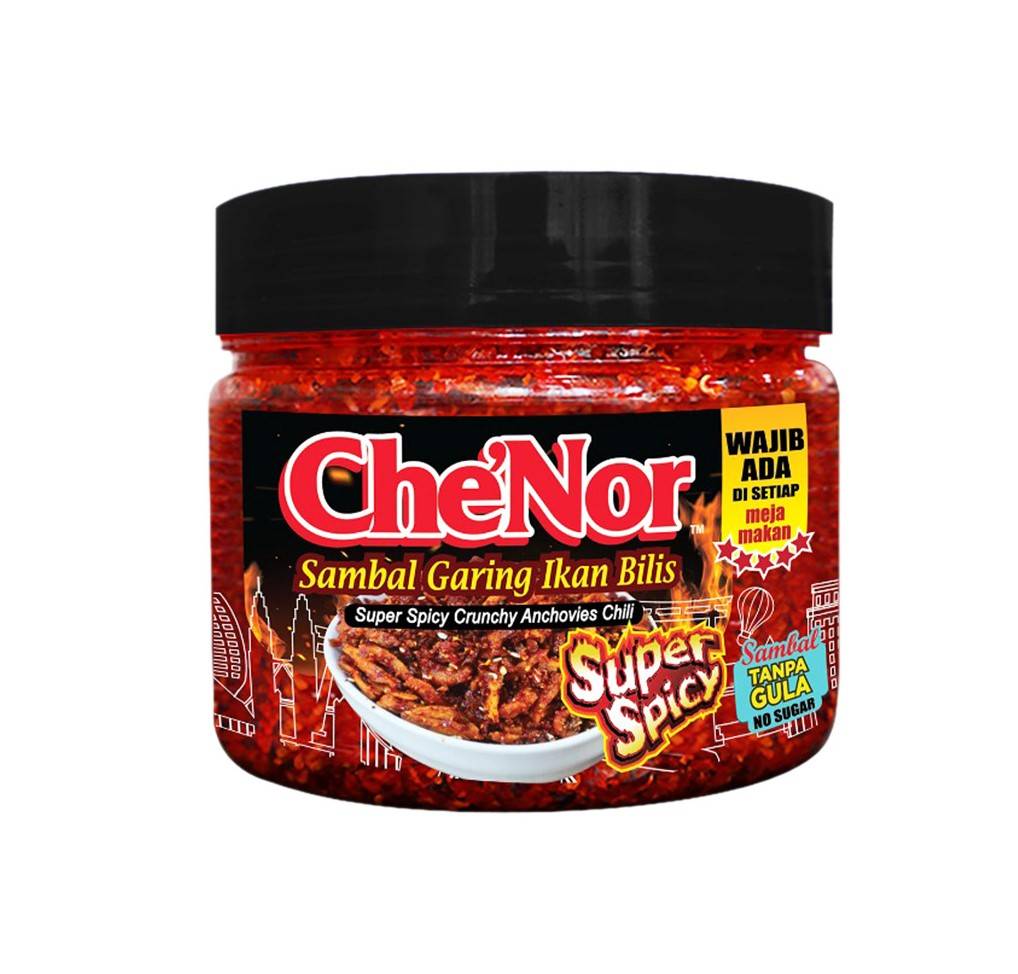 Che Nor Sambal Garing Ikan Bilis SUPER SPICY
