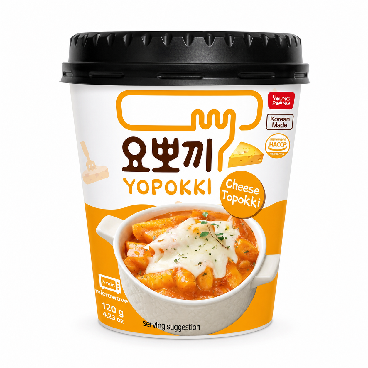 Yopokki Cheese Topokki Cup 120g
